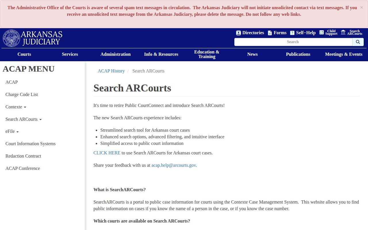 Official Columbia County court disposition search for arrest news follow-up